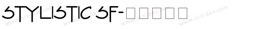 Stylistic SF字体转换